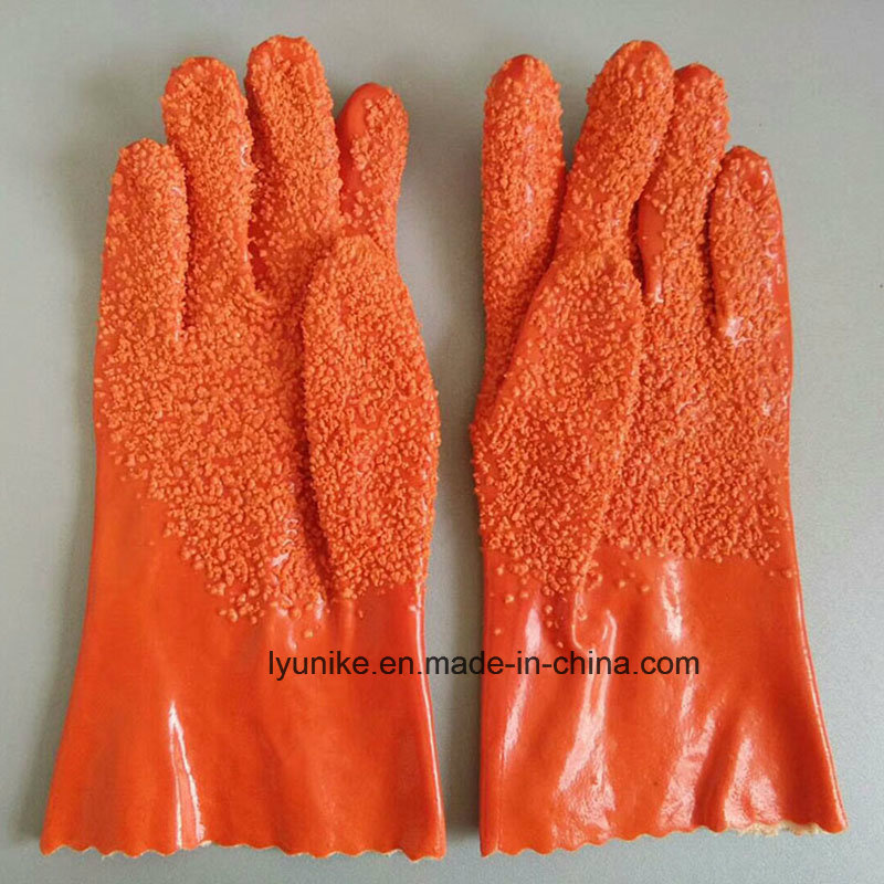 Particle PVC Covered with Protective Gloves