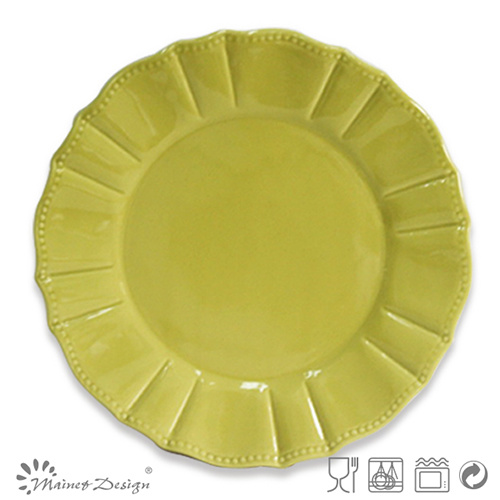 Custom Antique Ceramic Dinner Plate