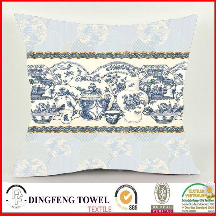 2016 New Design Luxury Printed Cushion Cover Df-C027