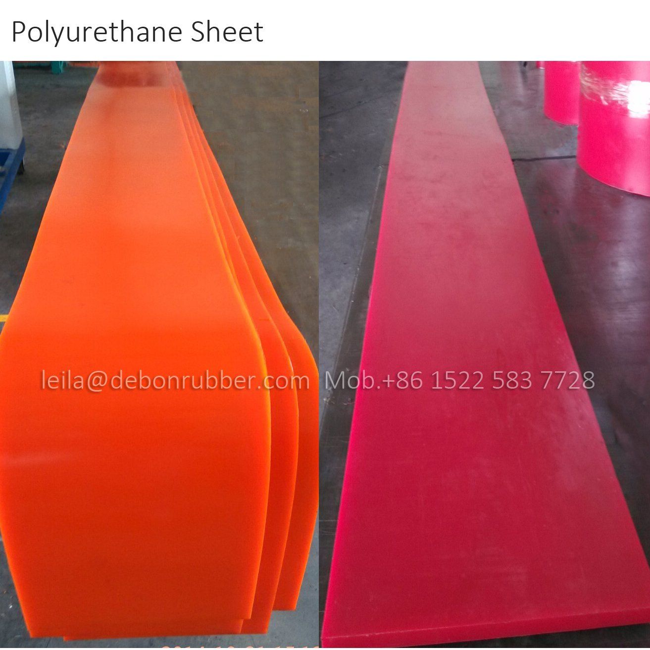 Wear and Tear Resistant Polyurethane PU Sheet Factory