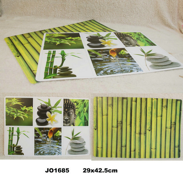 Plastic Table Mat with Budda Design