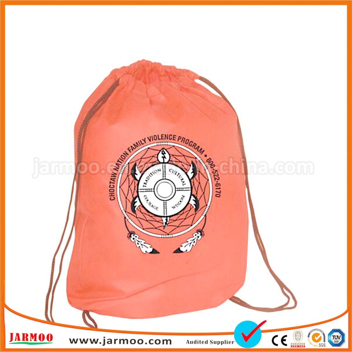 Custom Nylon Polyester Drawstring Bag