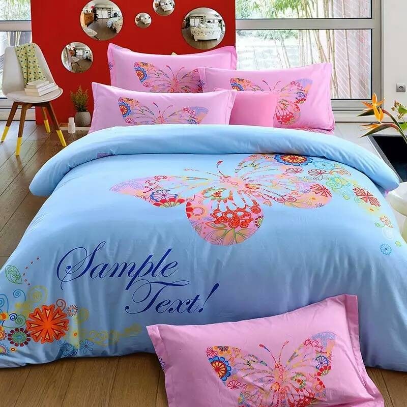 100% Cotton Printed Home Bedding Set