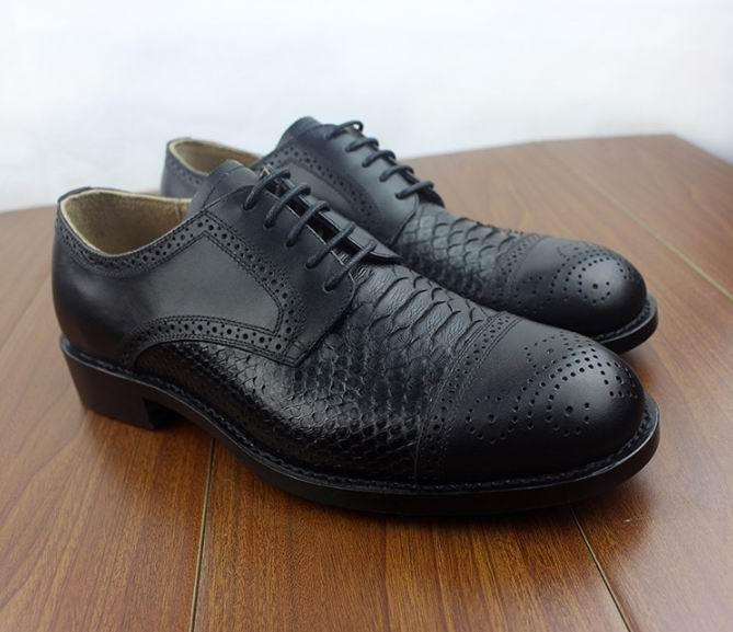 Imported Python Snake Skin Leather Goodyear Handmade Shoes