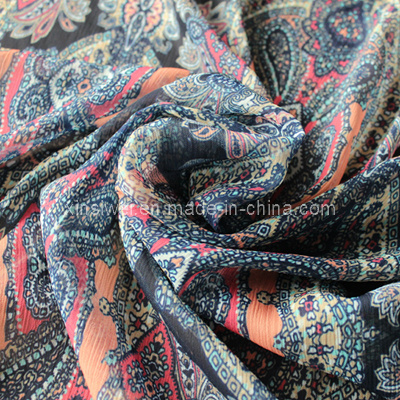 Printed Crepe Chiffon Fabric