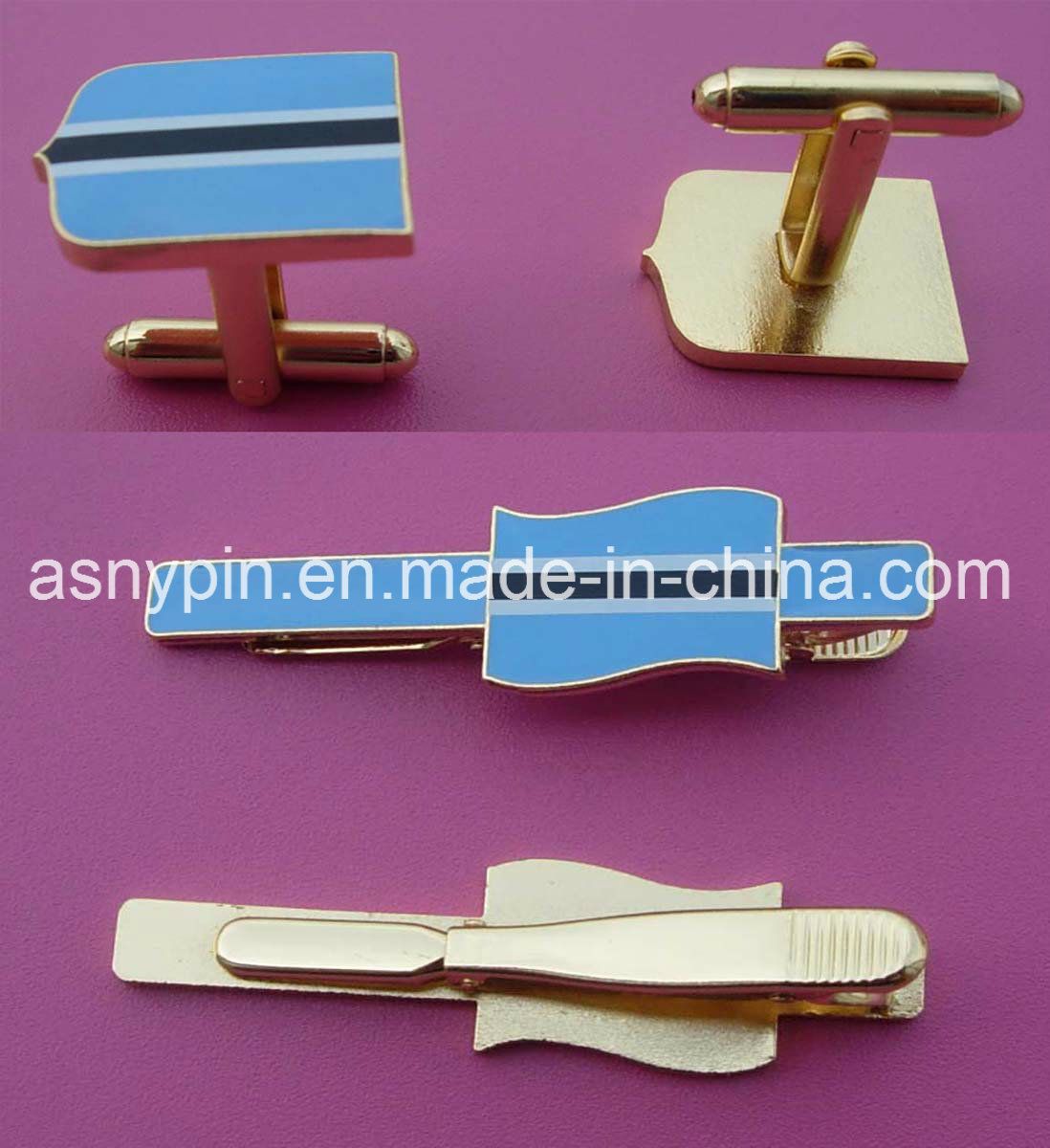 Custom Botswana Flag Cufflinks Custom