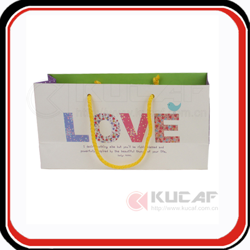 Popular Design Customizable Offset Printing Gift Paper Bag