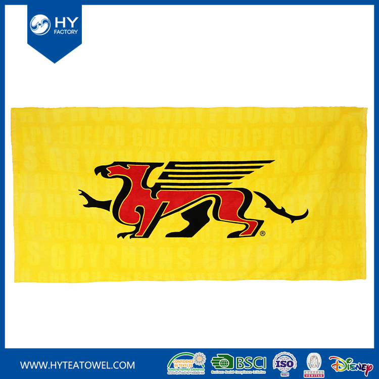 Custom Made Velour National Flag Printing Beach Towels