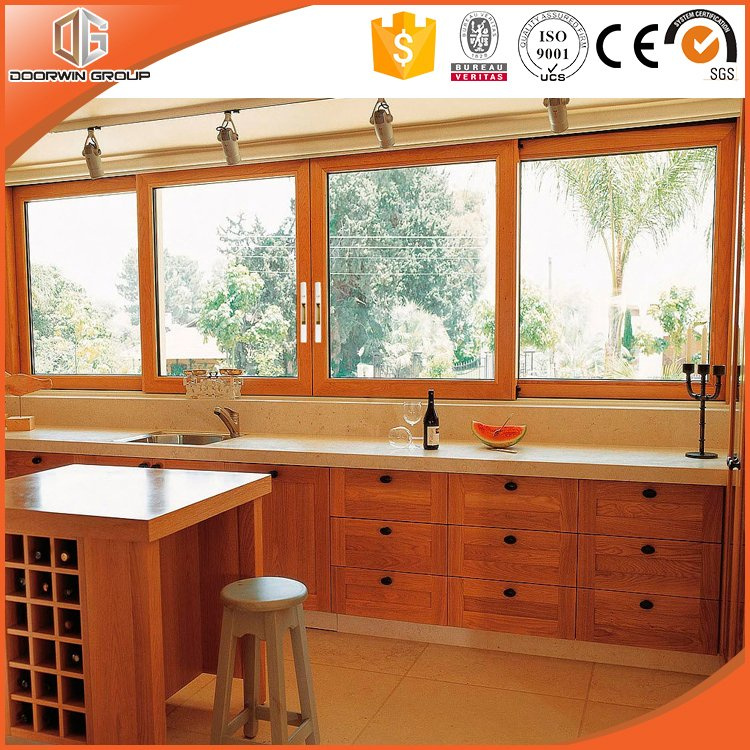 Aluminum Clad Wood Sliding Window with Mosquito Net