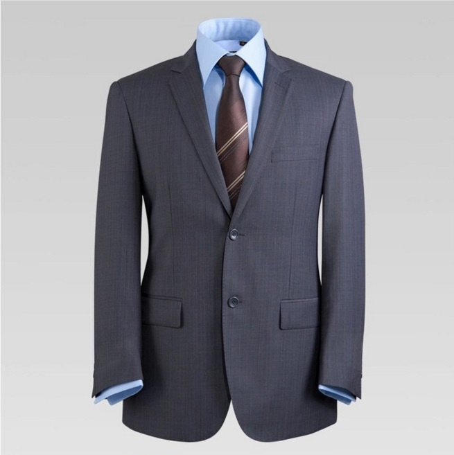 Full Canvas Gray Color Men Bespoke