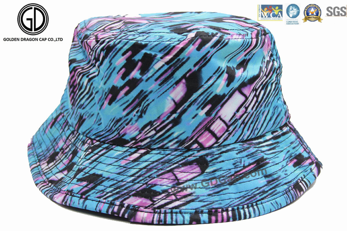 Polyester Custom Leisure Fisherman Cap Bucket Hat