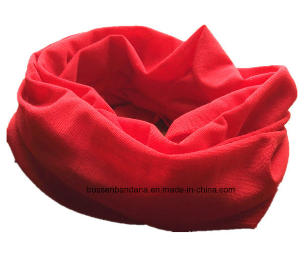 Factory Produce Customized Polyester Red Seamless Maigc Tubies Hoorag