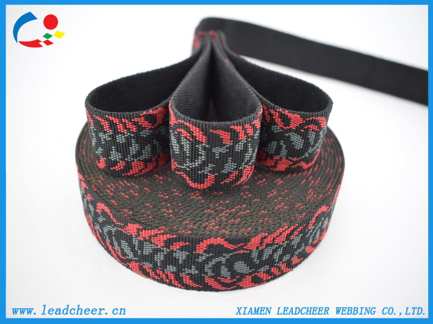 Factory Direct Jacquard Polyester Ribbon for Bags Gripesack Garment Accessories