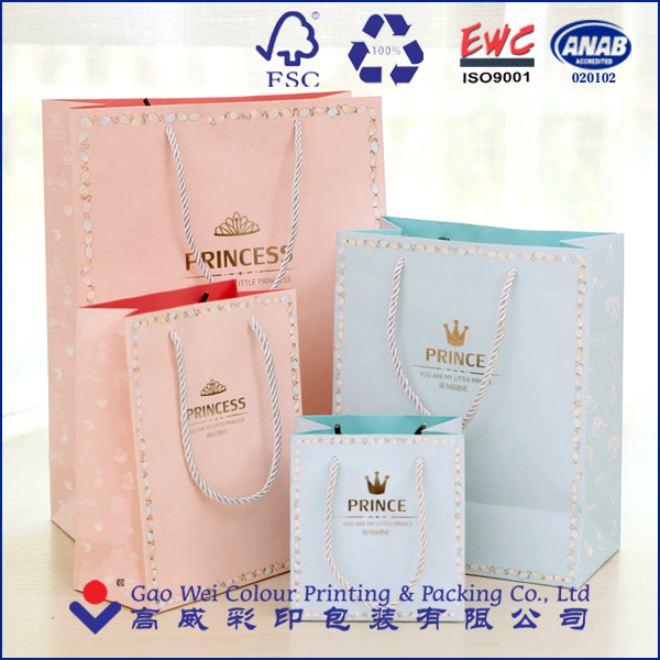 Paper Bag with Foil Stamped