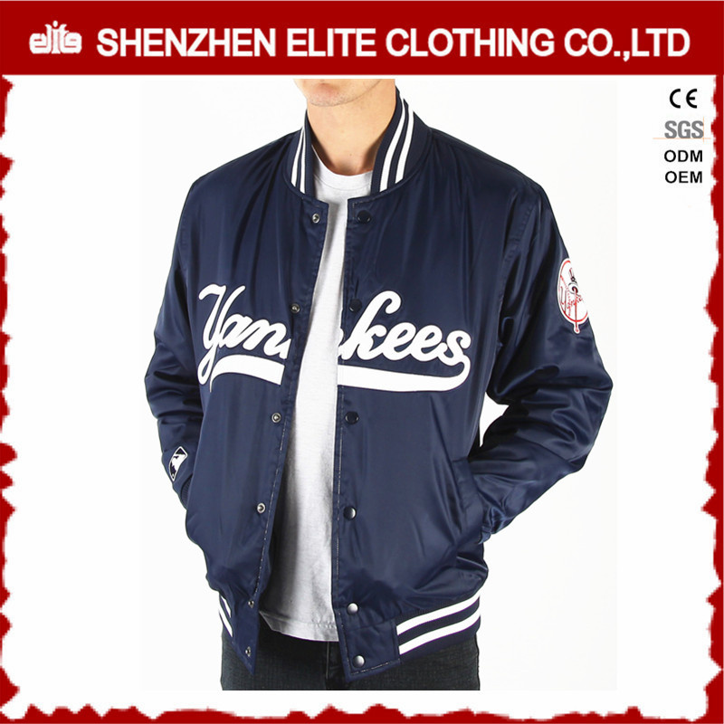 Wholesale Plain Custom College Varsity Jacket Nylon