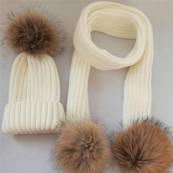 Cc Beanie, Fur POM POM Cc Beanie Hats