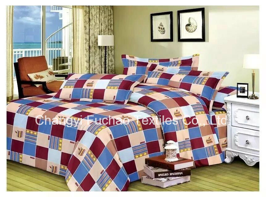 Microfiber Plain Dyed Best Bed Sheet Set Bedding Set Import From China