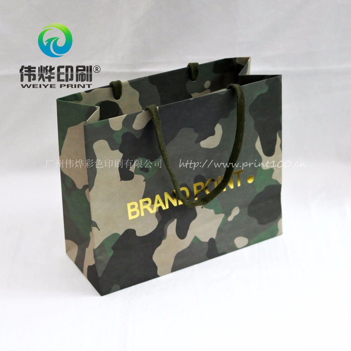 2017 New Printing Design Fashion Style Gift Bag Used for Cosmetic / Garment Packaging