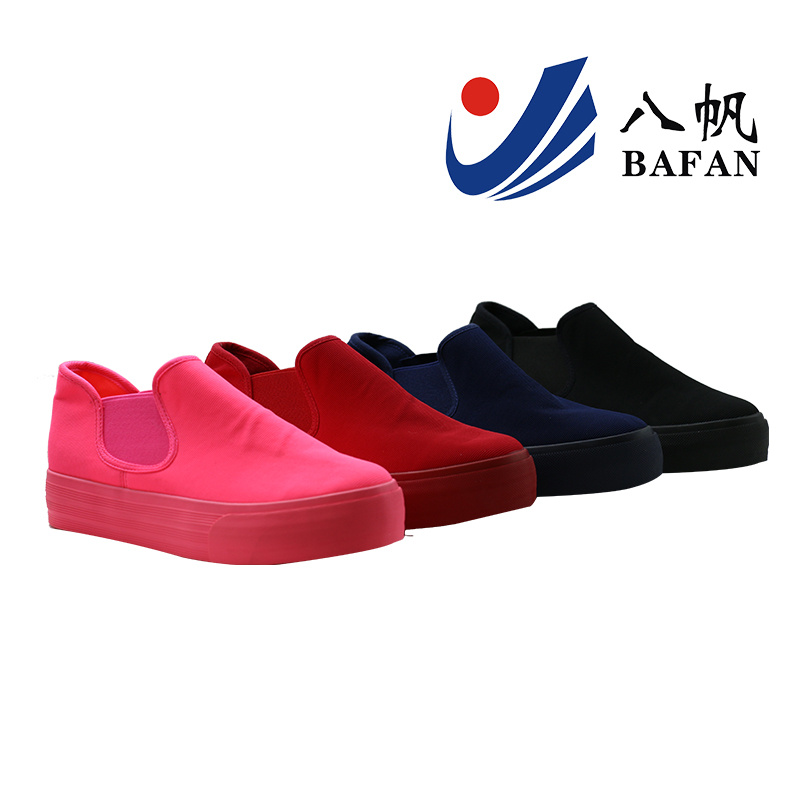 Double Side Fashion Elastic Slip on Loafers Canvas Shoes Lycra Upper