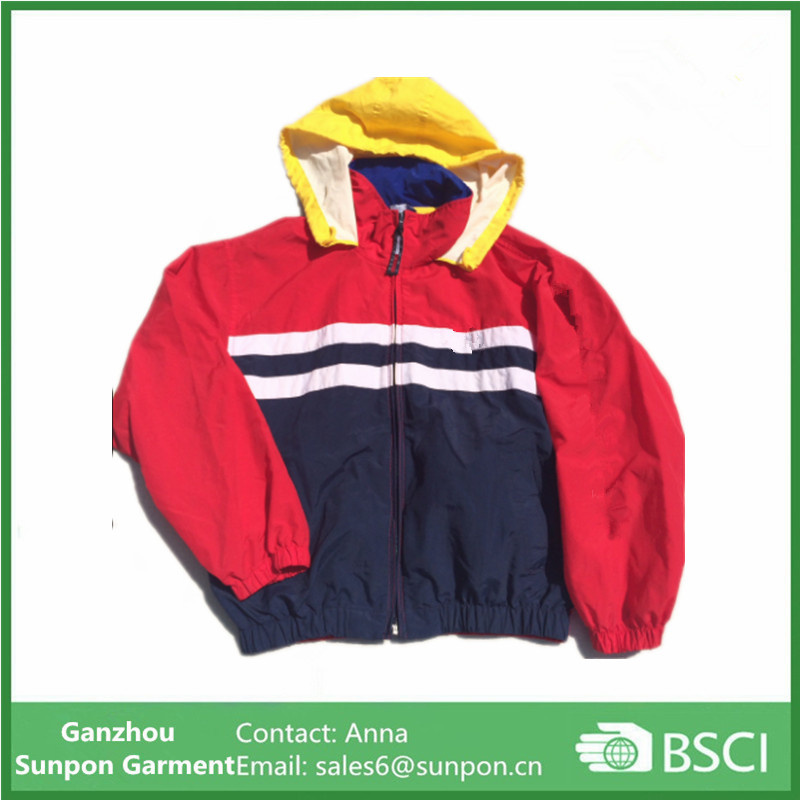 2018 Fashion Colorblock Windbreaker for Boy