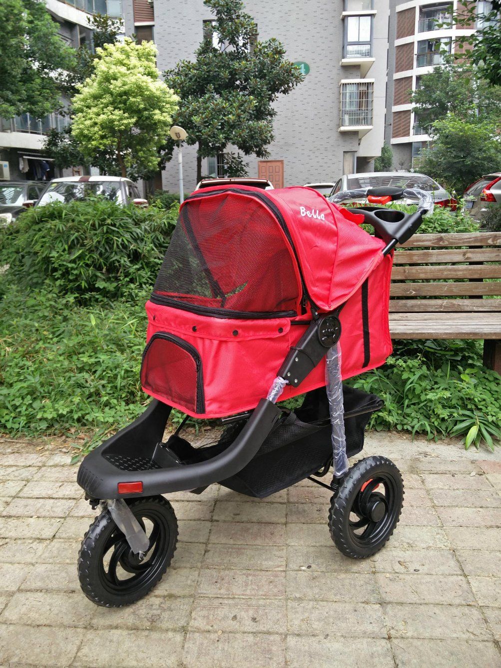 Design Royal Outdoor Pets Stroller for Large Dogs