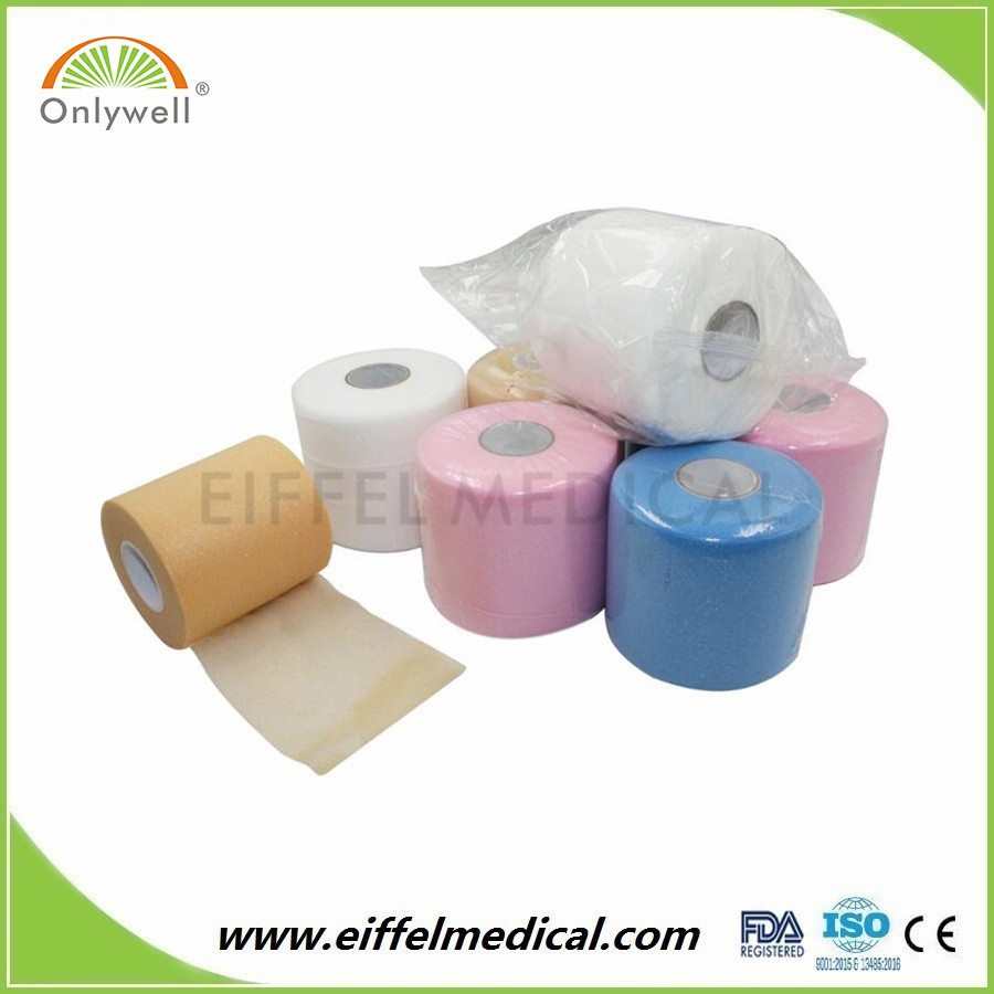 Breathable Sports Medical Pre-Taping Bandage Foam Tape Underwrap