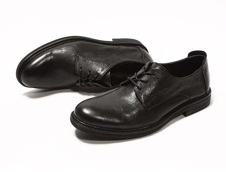 Young Cow Leather Shoe Style Man Casual Shoe