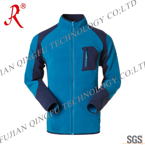 Custom Outdoor Polar Fleece Jacket with Top Quality (QF-497)