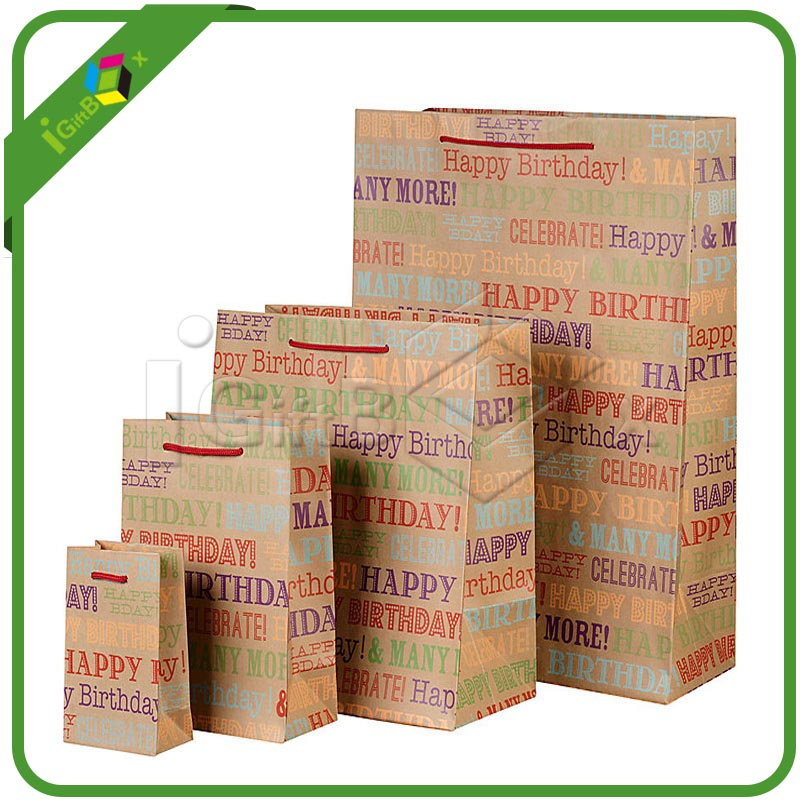 Kraft Paper Bag with Nylon Handle