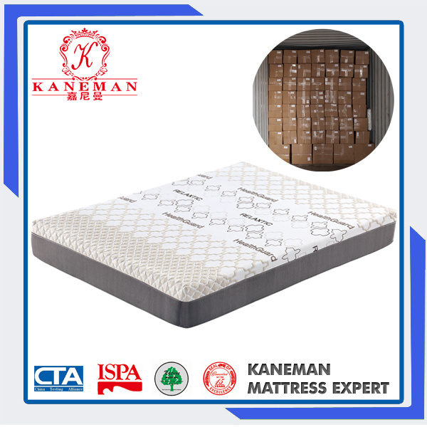 8 Inches Roll Packing Memory Foam Mattress with Box