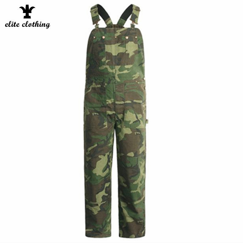 Camo Design Flame Retardant Anti-Shrink Polyester Bibs Coverall