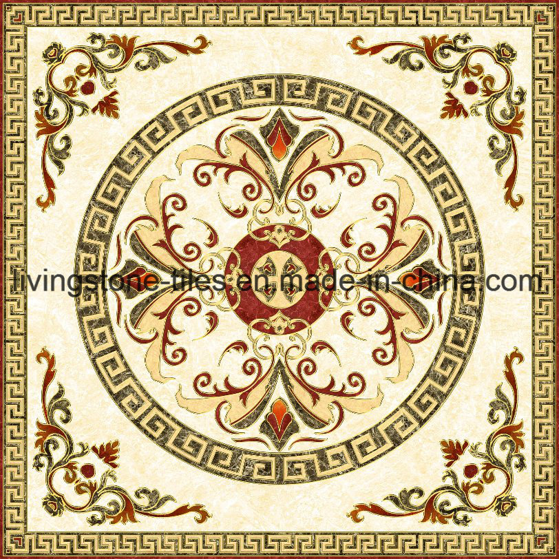 Golden Color Carpet Designs Puzzle Floor Tile