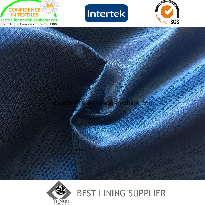 Polyester Men's Suit Jacket Coat Lining Mini-Jacquard Lining Fabric Factory