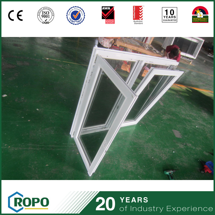 Vinyl Noise Reduction Tilt and Turn Windows with Mosquito Net