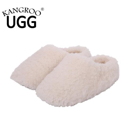 Australian Sheepskin Home Shoes Floor Slipper with Soft Sole