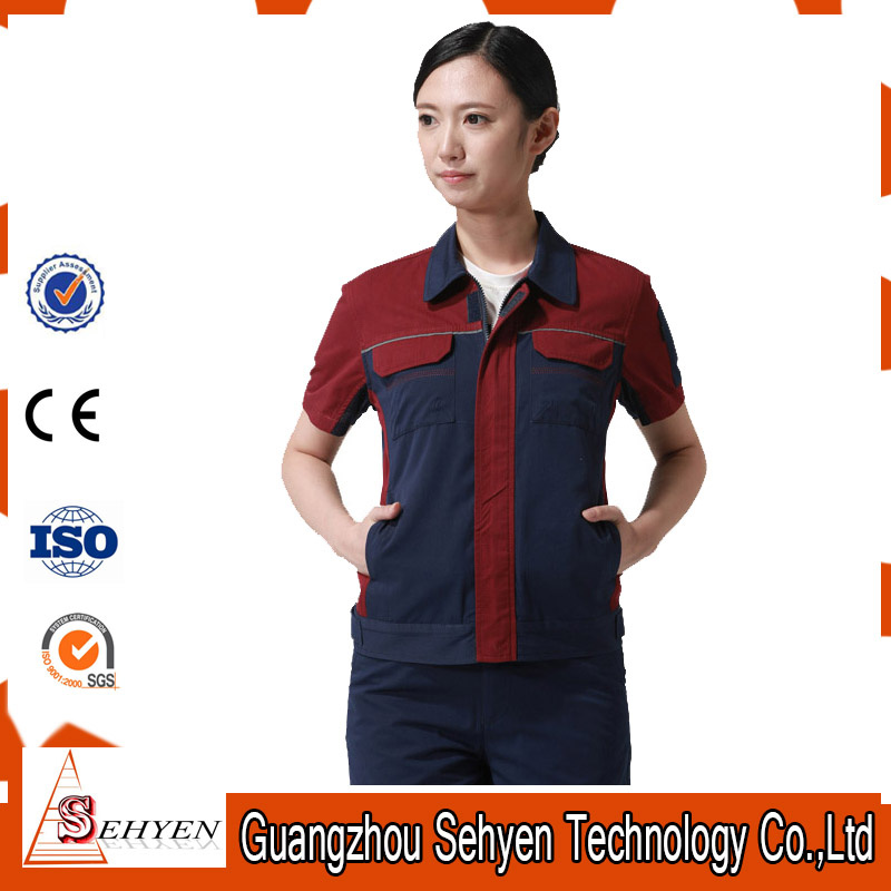 Summer Cotton Construction Worker Uniform for Work Wear