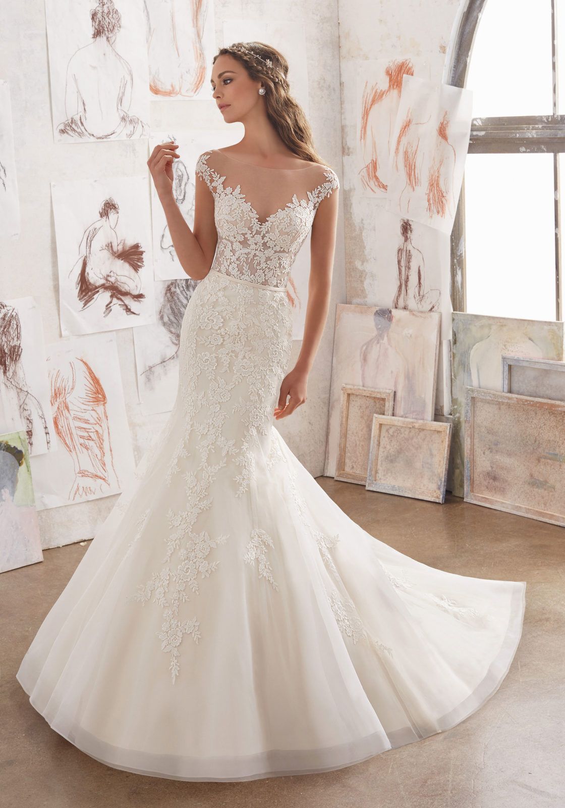 2017 Gorgeous Flare Bridal Wedding Dress Wd509