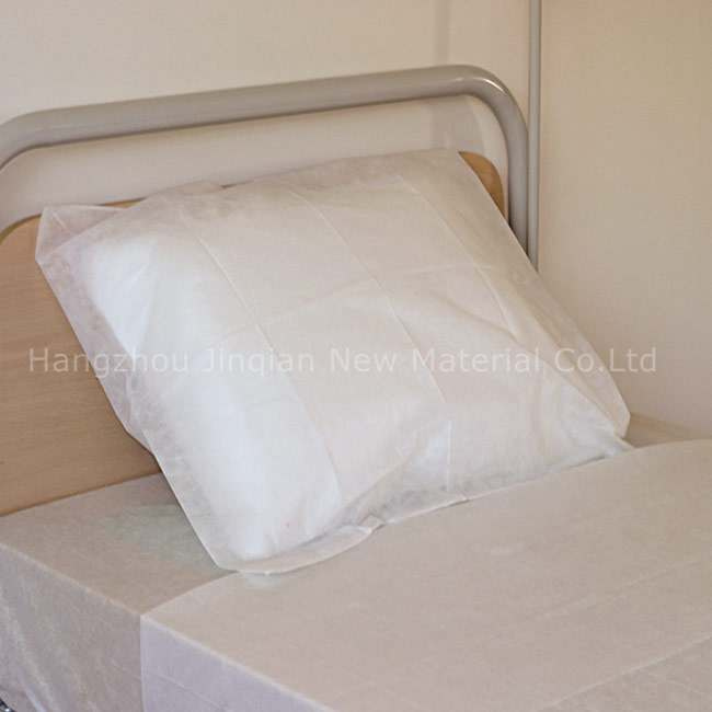 Blue Anti-Bacterial Medical Use Home-Textile Disposable Pillow Cover Nonwoven Bedsheet