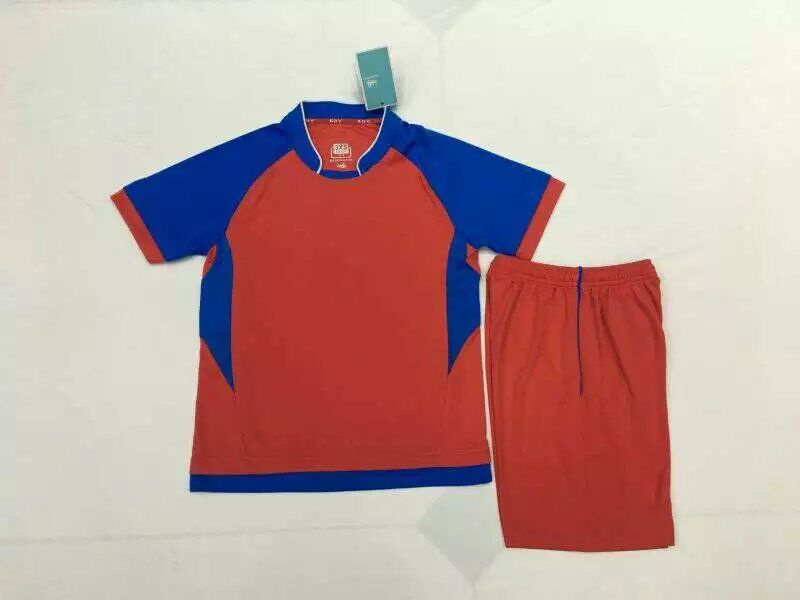 Plain Kid Football Jerseys with Shorts