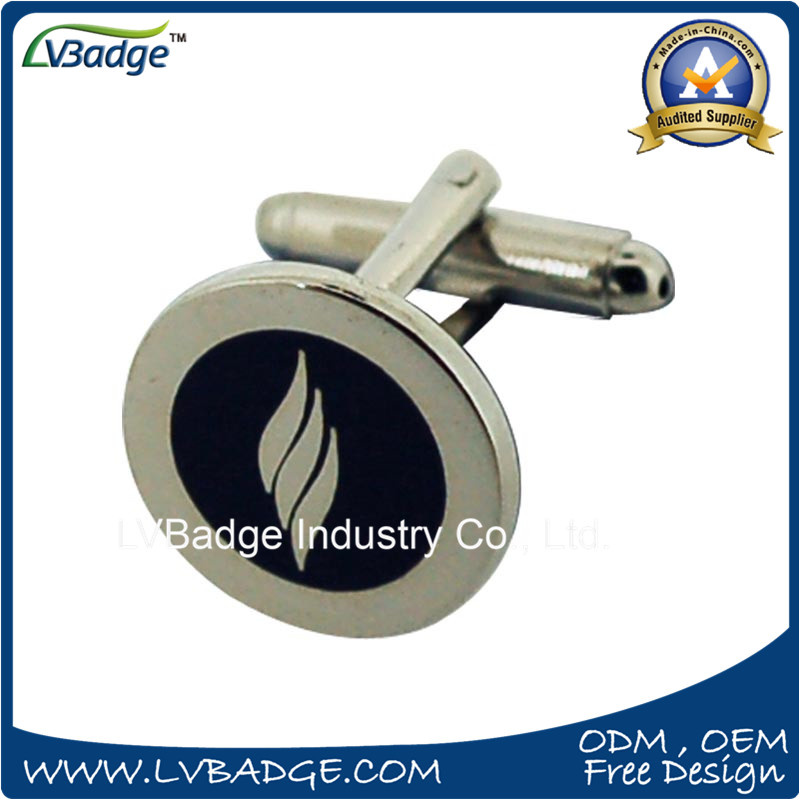 Customized Own Logo Metal Mans Cufflinks for Souvenir Gift