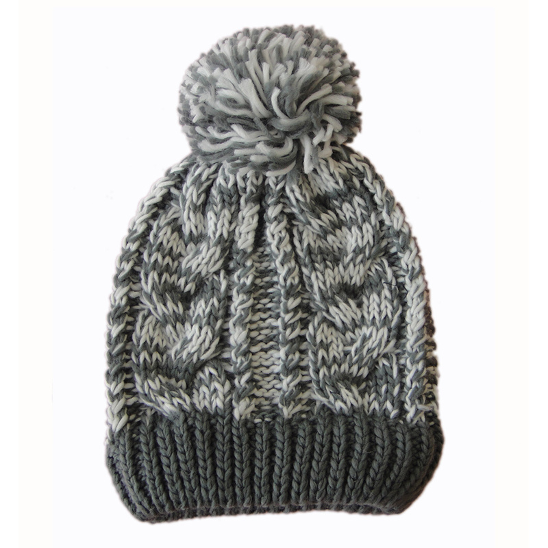 Ladies Marl Roving Bobble Hat