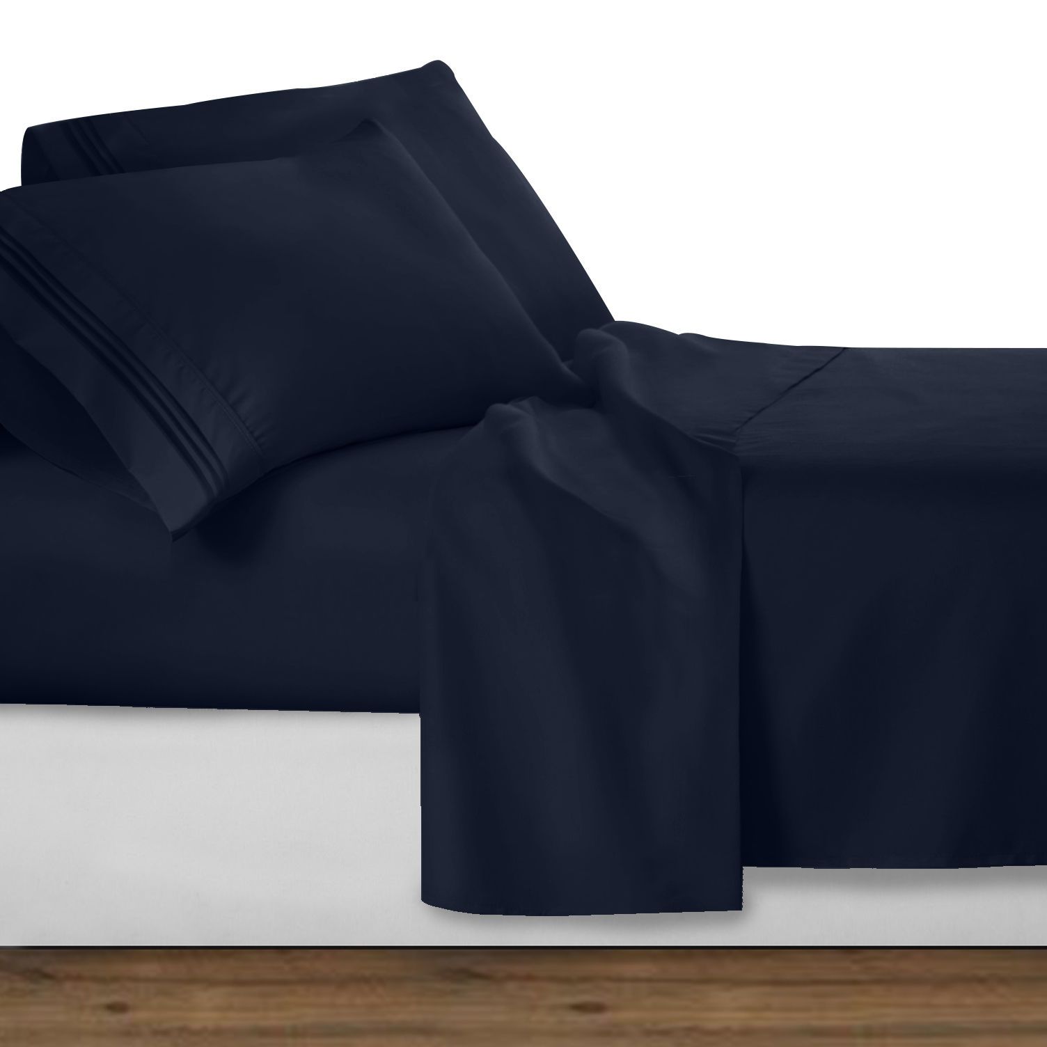 Yintex 1800 Thread Count Cotton Sheet Set/Microfiber Bed Sheets