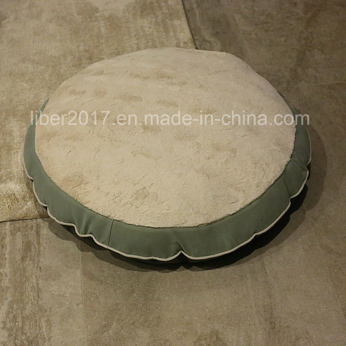 19'' Round Furry Soft Small Cat Dog Mat Mattress
