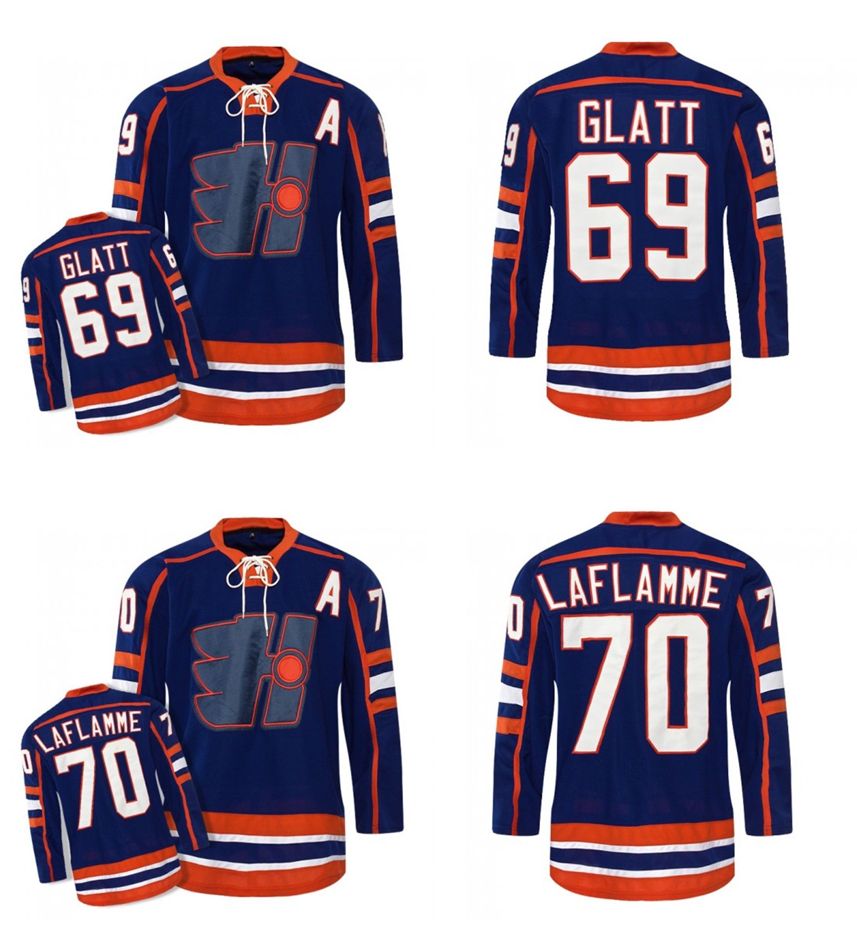 Custom Halifax Highlanders Goon Doug The Thug Glatt Xavier Hockey Jerseys