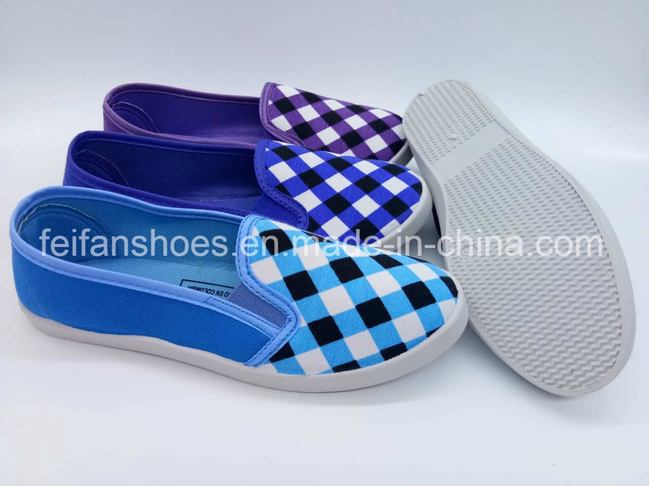 New Fashion Ladies Injection Canvas Shoes Slip-on Leisure Shoes (FPY818-24)