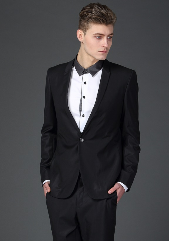 Domestic Bulk Black Smooth Feel Suit/Tuxedo