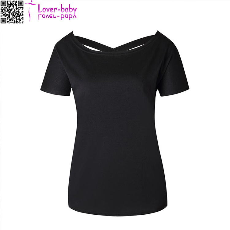 Short Sleeve Ladies Casual Tops L580