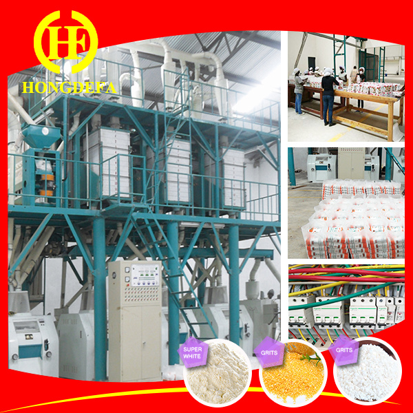 50-100 Ton Maize Mill Meal Making Machine