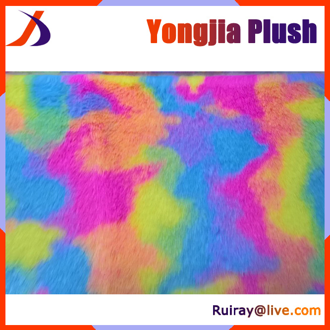 3 Color Cross Stitches Made Colorful High Pile Jacquard Fabric