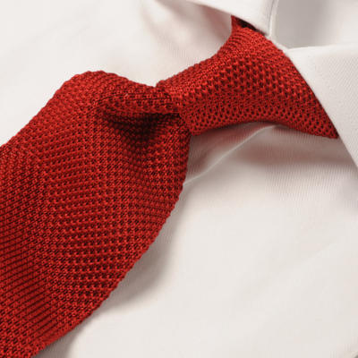 Men's Fashionable 100% Polyester Knitted Tie